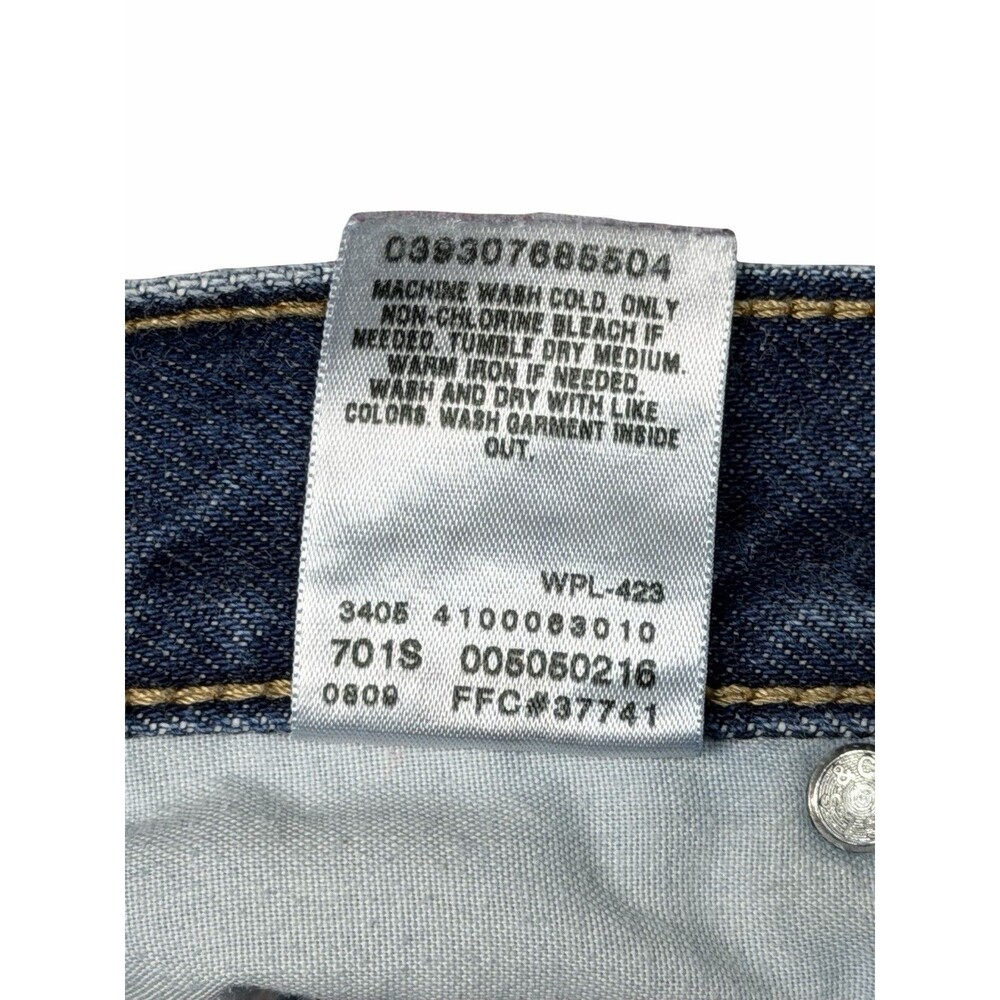 Levi’s 505 Regular Fit Straight Leg Blue Denim Jeans Men’s 34x30 Year 2009 Levis - Picture 5 of 15